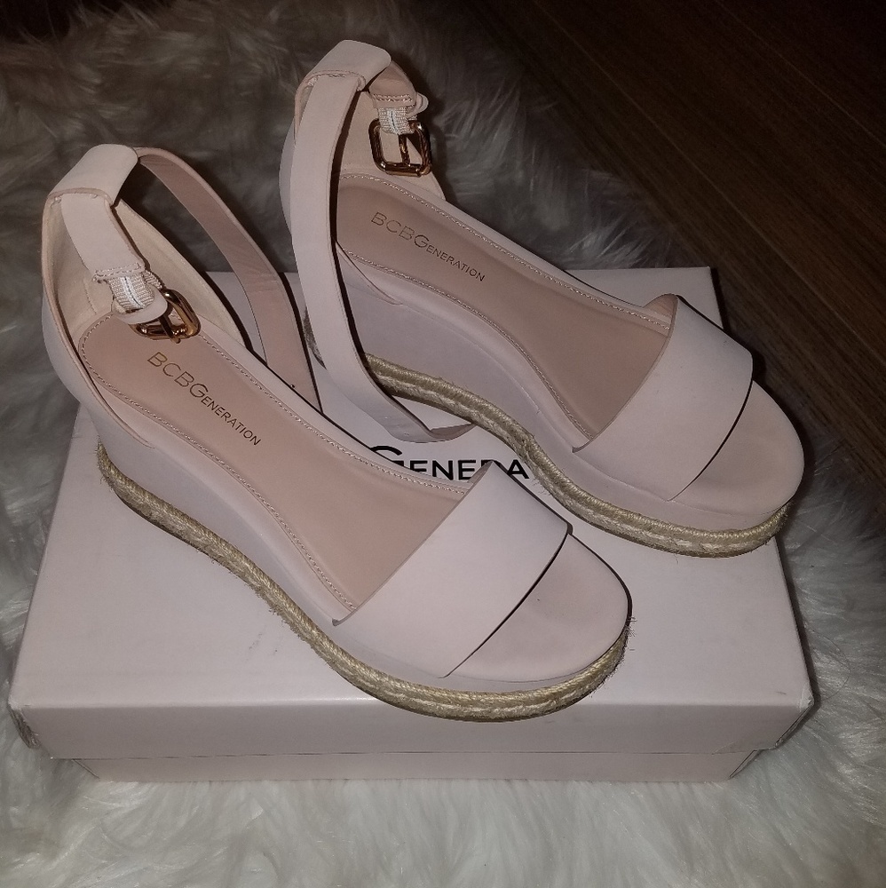 BCBGeneration Addie Velour Microsuede Platforms